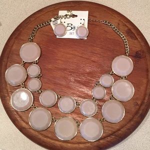 Bijuju Layered Statement Necklace & Earrings Set